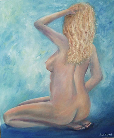Naked Desire - 23 ½ x 19 ½ inches - Oils on canvas